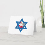 JEWISH SANTA FEESTDAGEN KAART<br><div class="desc">Vakantige Humor T-shirts en Apparel Funny Holiday Gear: T-shirts,  Hoodies,  Stickers,  Buttonnen en geschenken.</div>