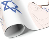 Jewish Shofar Cadeaupapier (Rol Hoek)