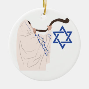 Jewish Shofar Keramisch Ornament