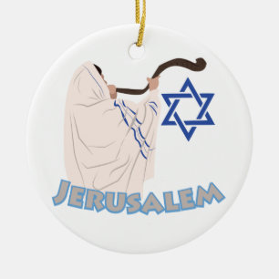 Jewish Shofar Keramisch Ornament
