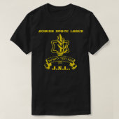 Jewish Space Laser Israel IDF Tzahal Logo Funny Je T-shirt (Design voorkant)