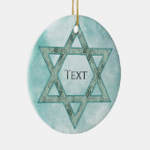 Jewish Star Ceramic Ornament (Rechts)