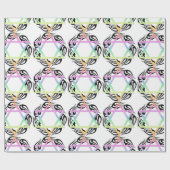 Jewish Star Colors Cadeaupapier (Vlak)