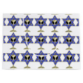 Jewish Star Groot Cadeauzakje (Voorkant)