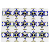 Jewish Star Groot Cadeauzakje (Achterkant)
