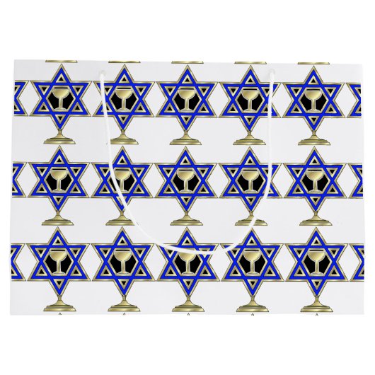 Jewish Star     Groot Cadeauzakje (Achterkant)