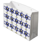 Jewish Star Groot Cadeauzakje (Achterkant Gekanteld)