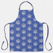 Jewish star Menorah Hanukkah Schort (Voorkant)