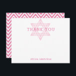 JEWISH STAR modern bat mitzvah meisje roze dank Kaart<br><div class="desc">door kat massard >> https://linktr.ee/simplysweetpaperie <<<<< Een modern, eenvoudig klasje uitnodigingsontwerp voor het BAPTISME van uw kind, CHRISTENING, EERSTE COMMUNIE of CONFIRMATION dank u TIP: 1. Om grafiek & doopvonten te veranderen/te bewegen en meer tekst toe te voegen - klik de "pas het"knoop aan. - - - - - -...</div>