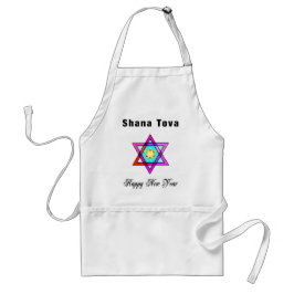 Jewish Star Shana Tova Standaard Schort