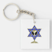 Jewish Star Sleutelhanger (voorkant)