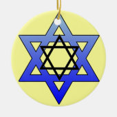 Jewish Star, ster van David, Magen David Ornament (Voorkant)
