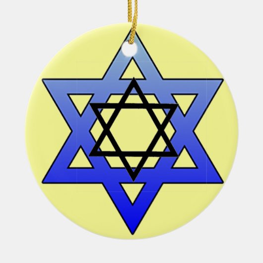 Jewish Star, ster van David, Magen David Ornament (Voorkant)