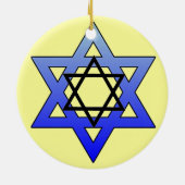 Jewish Star, ster van David, Magen David Ornament (Achterkant)