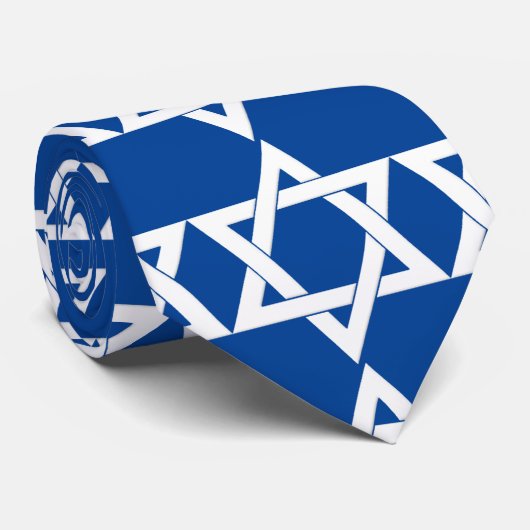Jewish Star Stropdas (Opgerold)