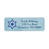 Jewish Star van David Etiket (Voorkant)