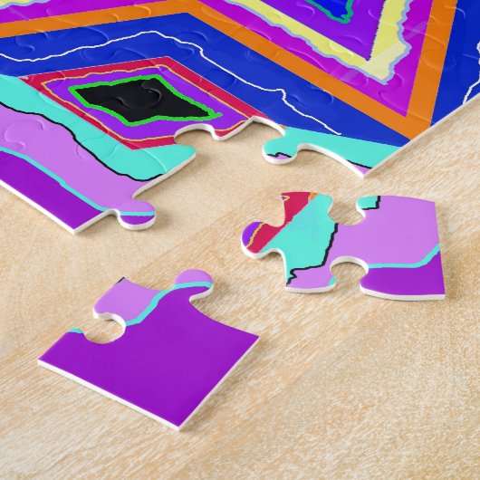 Jewish Star van David Legpuzzel (Zijkant)