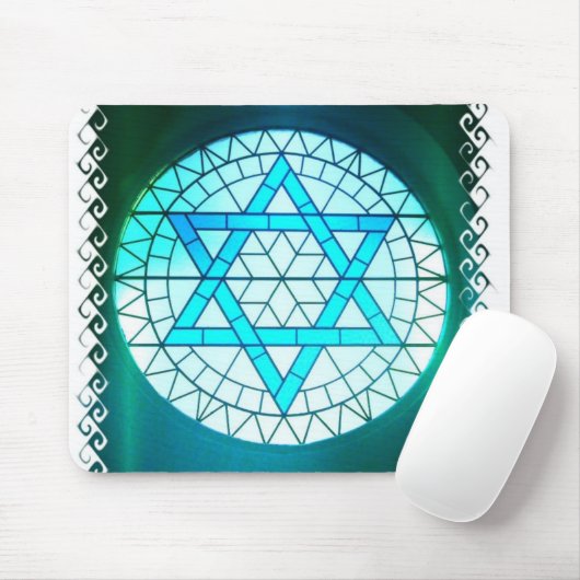 Jewish Star van David Muismat (Met muis)