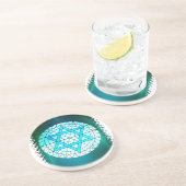 Jewish Star van David Onderzetter (Zijkant)