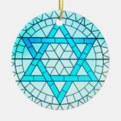 Jewish Star van David Ornament (Voorkant)