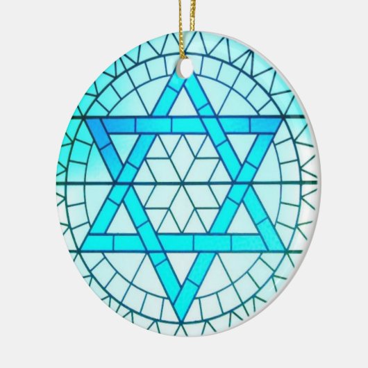 Jewish Star van David Ornament (Links)