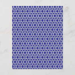 Jewish Star van David Pattern Scrapbook Paper