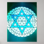 Jewish Star van David Poster Print (Voorkant)