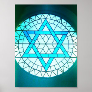 Jewish Star van David Poster Print