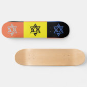JEWISH STAR VAN DAVID Skateboard (Horizontaal)