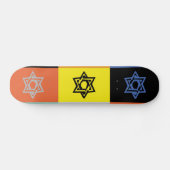 JEWISH STAR VAN DAVID Skateboard (Horizontaal)