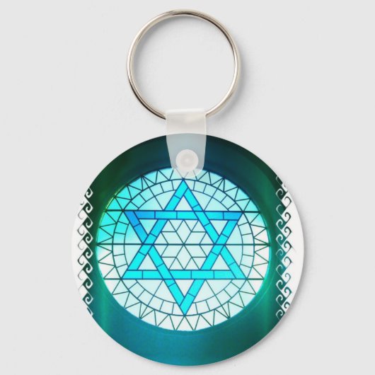Jewish Star van David Sleutelhanger (Voorkant)