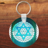 Jewish Star van David Sleutelhanger (Voorkant)