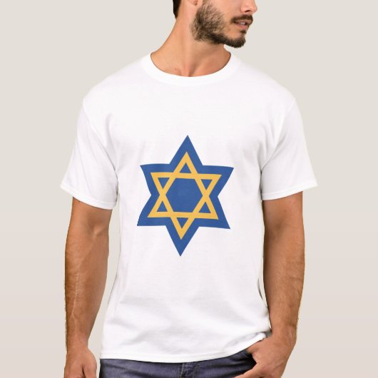 Jewish Star van David T-shirt (Voorkant)