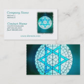 Jewish Star van David Visitekaartje (Voorkant / Achterkant)