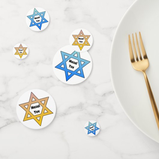 Jewish Stars Design Table Confetti (Groep)