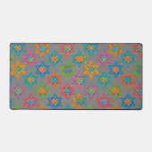 Jewish Stars Designer Desk Mats - Joodse Feestdage Bureaumat (Voorkant)