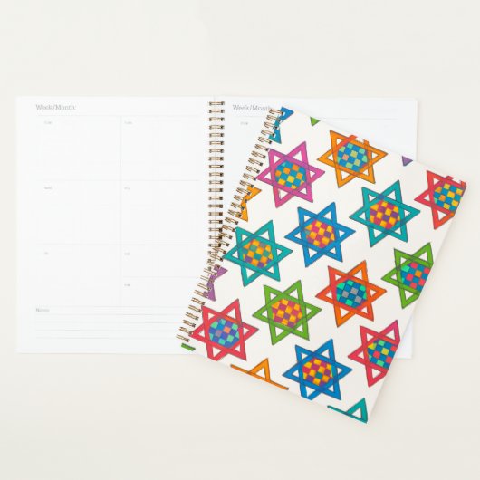 Jewish Stars Designer Jaarlijkse Planner - Geschen (Display)
