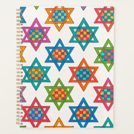 Jewish Stars Designer Jaarlijkse Planner - Geschen (Voorkant)