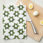 Jewish Stars Designer Kitchen Towels van Divorah Theedoek (Quarter Fold)