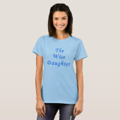 JEWISH T SHIRT DE WISE DAUGHTER (Voorkant volledig)
