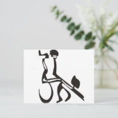 Jewish Tango Briefkaart (Staand voorkant)