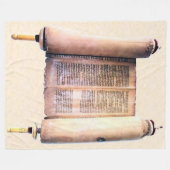 JEWISH TORAH Fleece Blanket (Voorkant (Horizontaal))