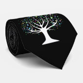 Jewish Tree of David Stropdas Bar Mitzvah (Opgerold)