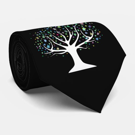 Jewish Tree of David Stropdas Bar Mitzvah (Opgerold)