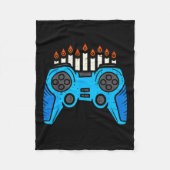 Jewish Video Game Gamer Hanukkah Chanukah Men Boy  Fleece Deken (Voorkant)