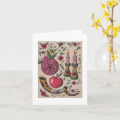 Jewish Voice for Peace Rosh Hashanah Card Kaart (Gele Bloem)
