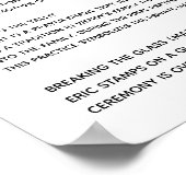 Jewish Wedding Customs verklaard - Romantic Forest Poster (Hoek)