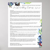 Jewish Wedding Customs verklaard - Romantic Forest Poster (Voorkant)
