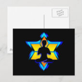 Jewish Yoga Briefkaart (Voorkant / Achterkant)