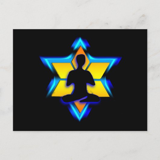 Jewish Yoga Briefkaart (Voorkant)